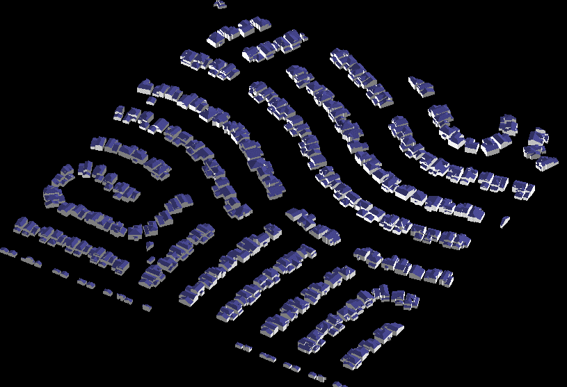 LiDAR-based building 3D reconstruction result